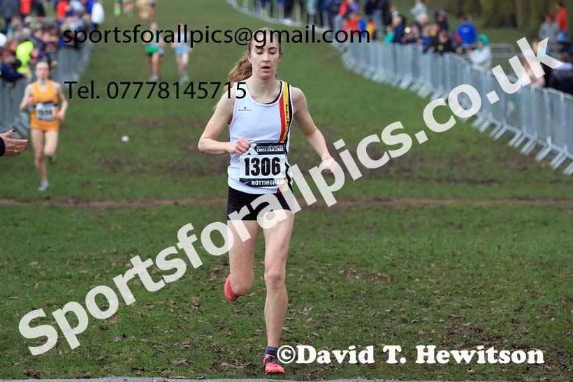 Womens Under-17s, 2024 CAU Inter Counties Cross Country Champs., Wollaton Park, Nottingham. Photo: David T. Hewitson/Sports for All Pics